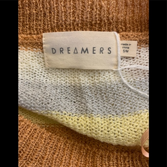 NWT Dreamers Stripe Sweater sz Sm/Med - Picture 5 of 7